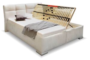 Zvýšená čalouněná postel s úložným prostorem LUSSO (kopie)