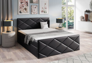 Expedo Čalouněná postel boxspring ROBINSON + topper