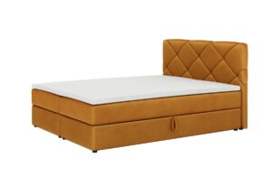 Expedo Čalouněná postel boxspring SCARLETT + topper