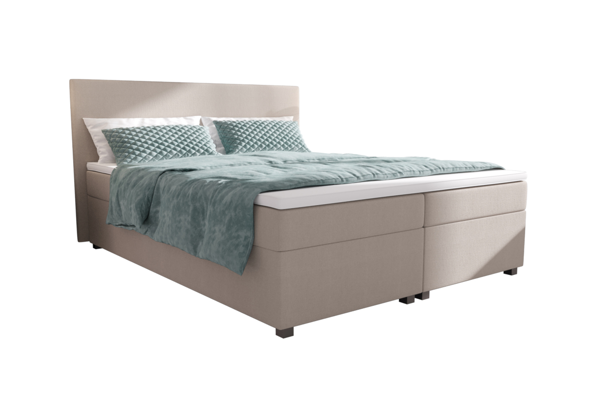 Expedo Postel Boxspring ISLAND + rošt + matrace + topper