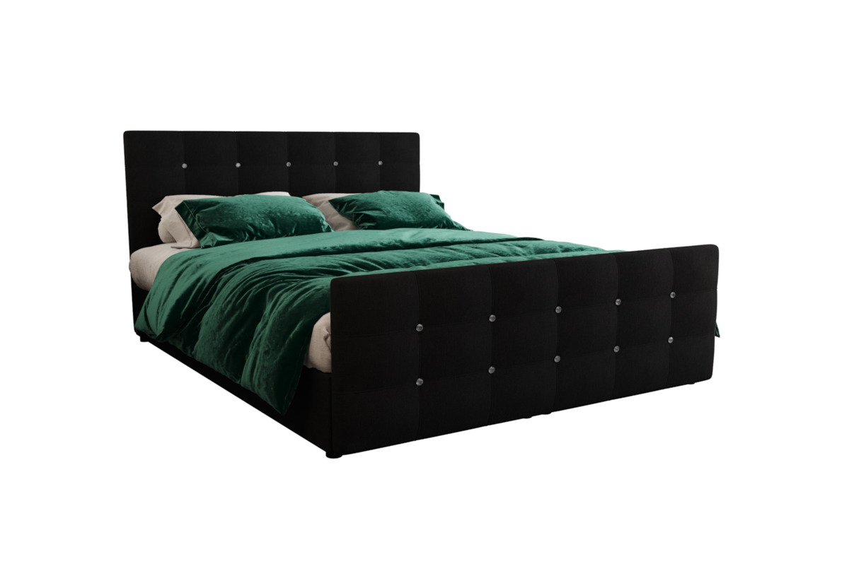 Expedo Čalouněná postel boxspring NAOMI + topper