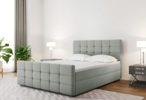 Expedo Čalouněná postel boxspring MARENA + topper