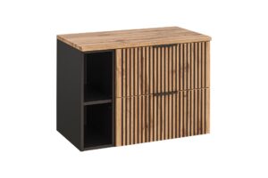 ArtCom Koupelnová skříňka s deskou XILO D80/1 | 80 cm