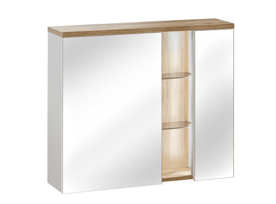 ArtCom Zrcadlová skříňka BAHAMA White 841 | 80 cm