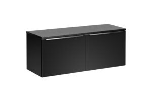 ArtCom Koupelnová skříňka s deskou SANTA FE Black D120/1 | 120 cm