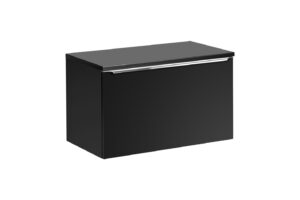 ArtCom Koupelnová skříňka s deskou SANTA FE Black D80/1 | 80 cm