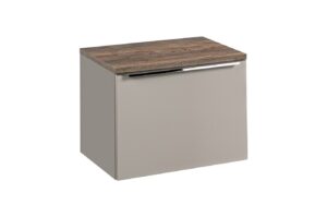 ArtCom Koupelnová skříňka s deskou SANTA Fe Taupe D60/1 | 60 cm