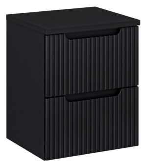 ArtCom Koupelnová skříňka s deskou NOVA Black D50/2 | 50 cm