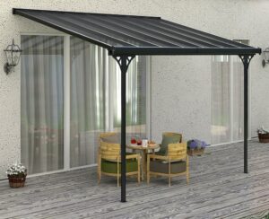 ArtRoja Pergola BRUCE F | šedý polykarbonát