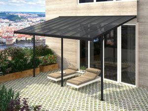 ArtRoja Pergola BRUCE H | šedý polykarbonát