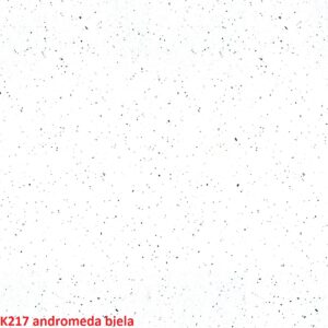 ArtExt Pracovní deska - 38 mm 38 mm: Andromeda biela K217 GG  lesk